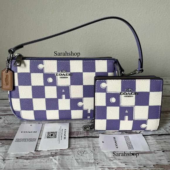 ✅Coach Nolita 19 Coach Checkerboard Set - Picture 1 of 16